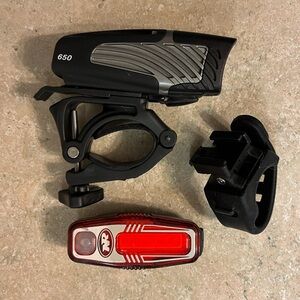 NiteRider Lumina Micro 650 and Sabre 80 Bike Light Set
